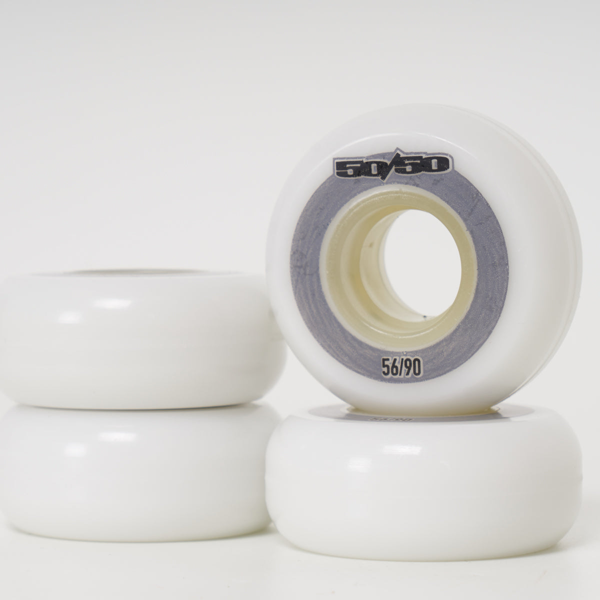 Fifty-50 56mm 90a Wheels - White