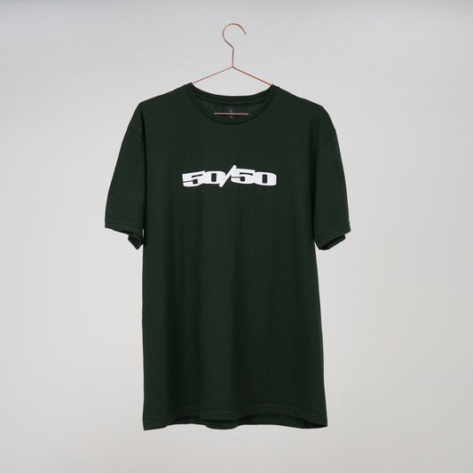 Fifty 50 Stamp Logo T-Shirt - Green
