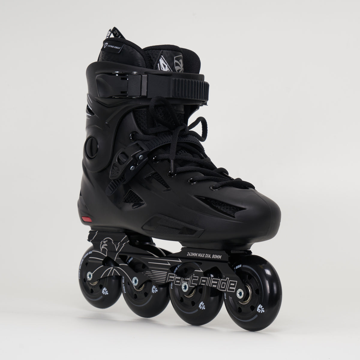 Flying Eagle FBS+ Inline Skates - Unisex - Black - Pre Slalom Rocker