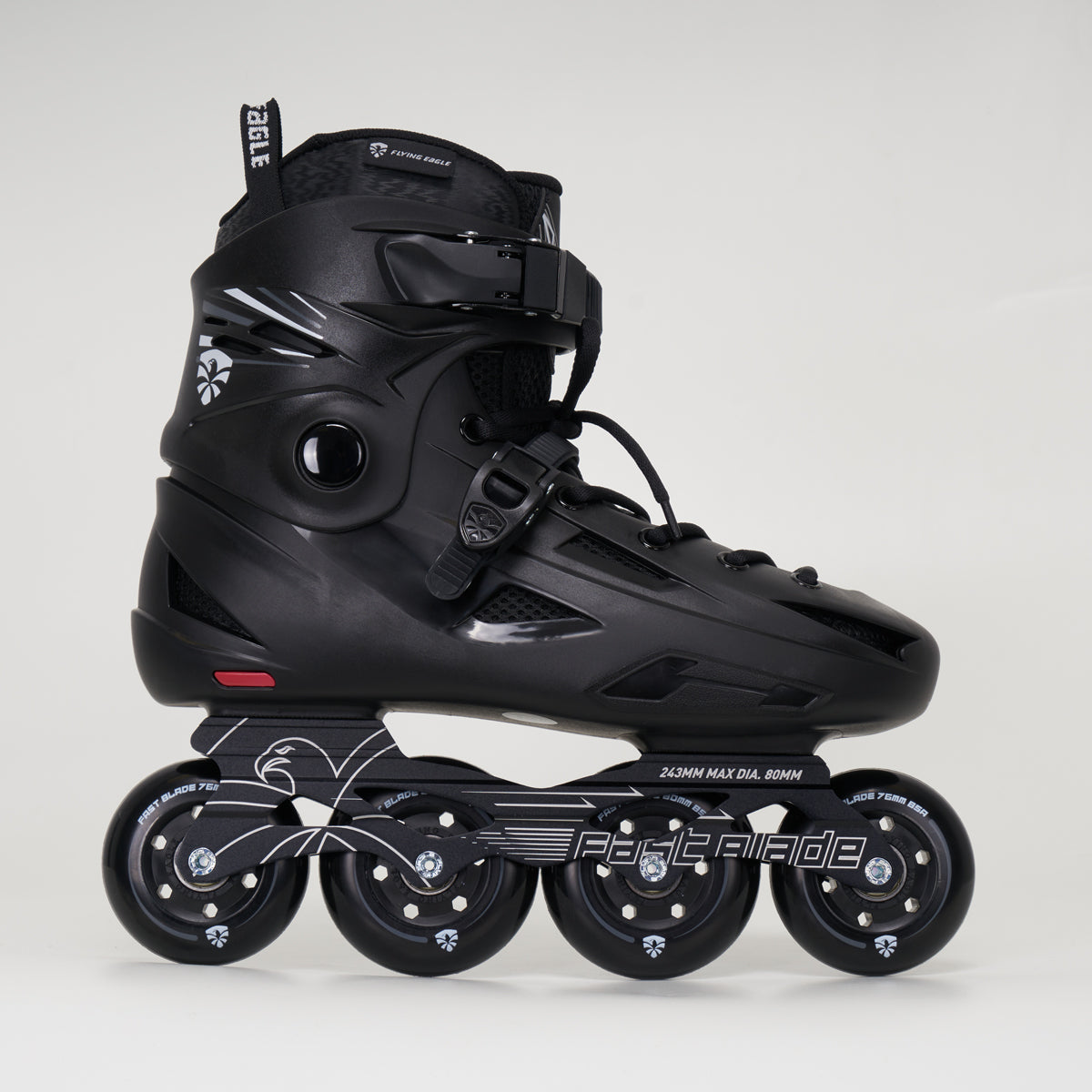Flying Eagle FBS+ Inline Skates - Unisex - Black - Pre Slalom Rocker