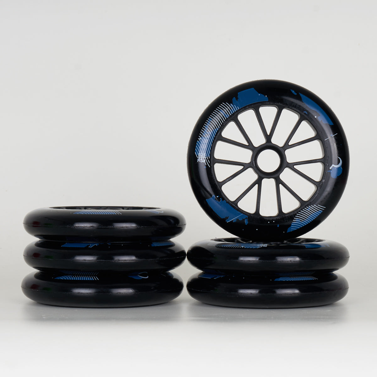 Ground Control UR Galaxy 125mm Black Wheels (6 Pack)