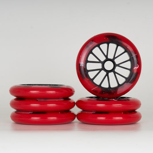 Ground Control UR Galaxy 125mm Red Wheels (6 Pack)