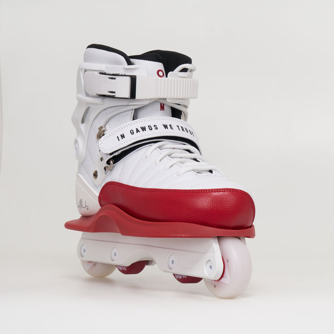 Gawds Inline Skate FM 5 - Aggressive Skates Von Franky Morales, White/Black