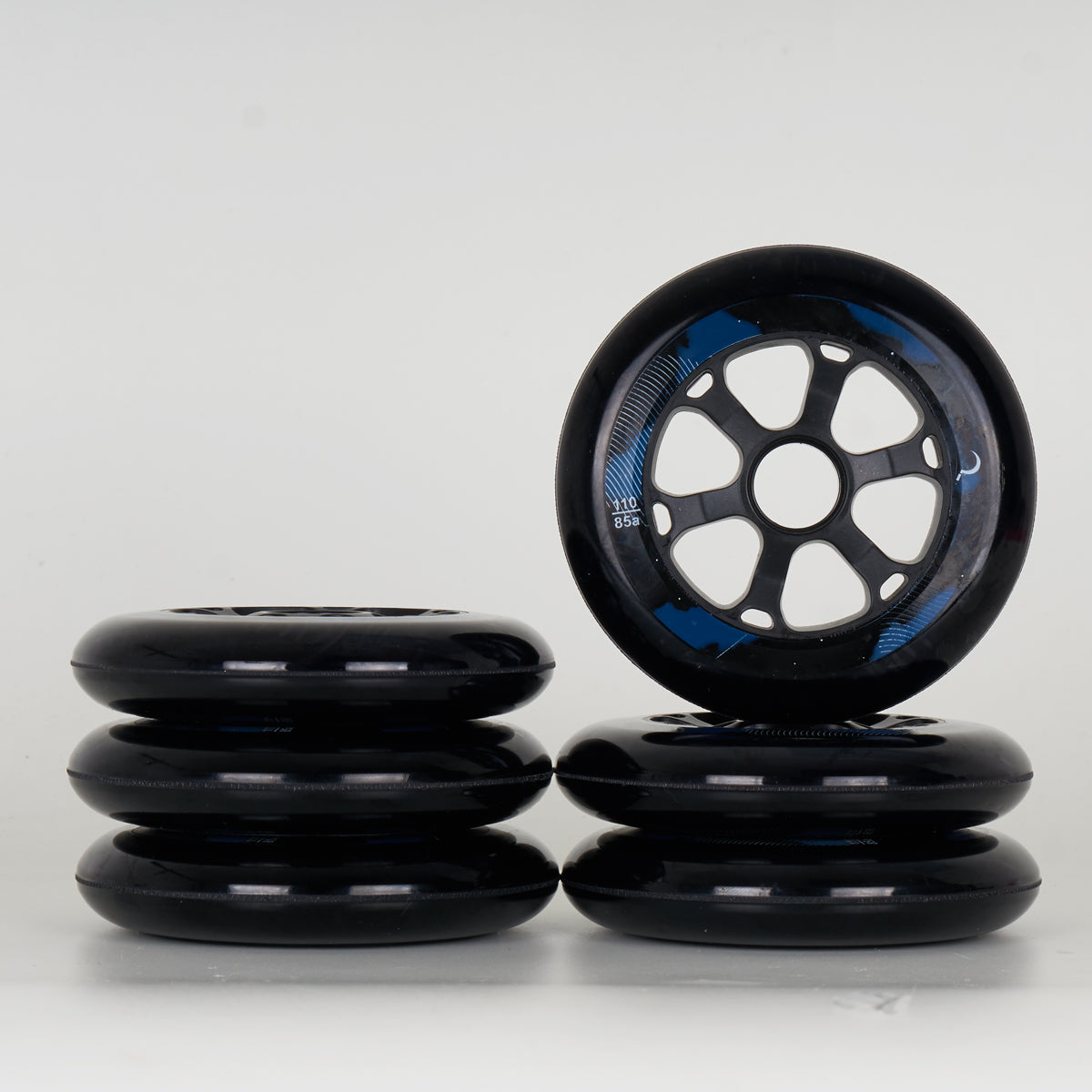 Ground Control UR Moon 110mm Black Wheels  - 6 Pack