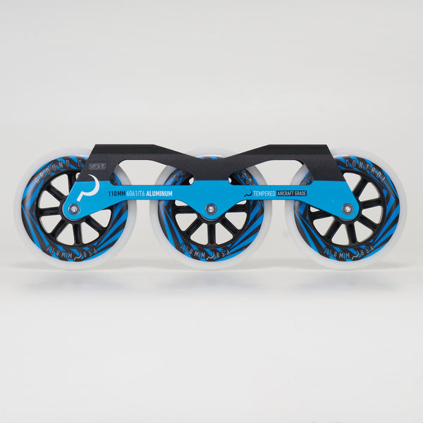 Ground Control Tri Skate UFS Frame V3 110MM Complete Blue Loco Skates