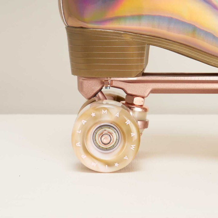 Gold Roller Skates Loco Skates