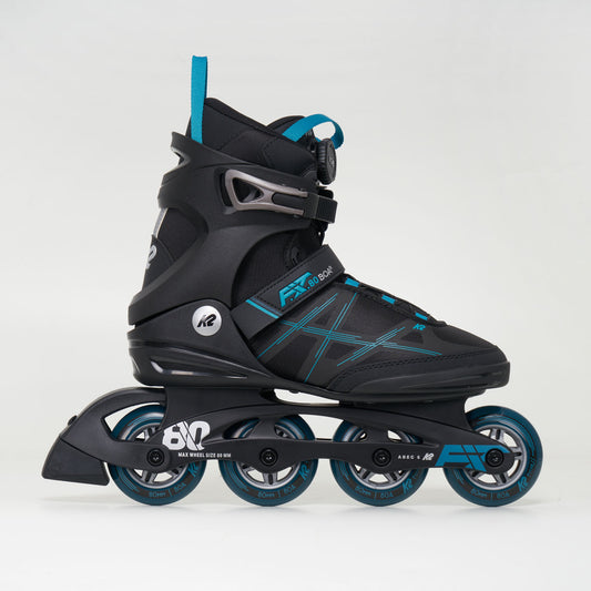 K2 F.I.T. 80 Boa Skates - Black/Blue