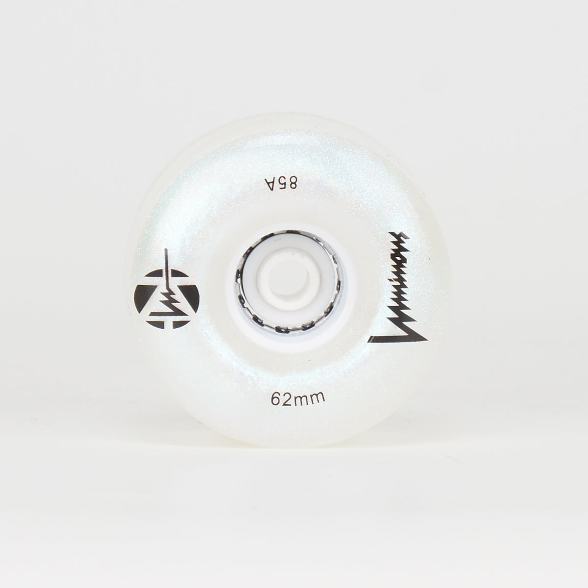 Luminous LED Light Up 62mm/85a Wheels - White Pearl Nacre (Singles)