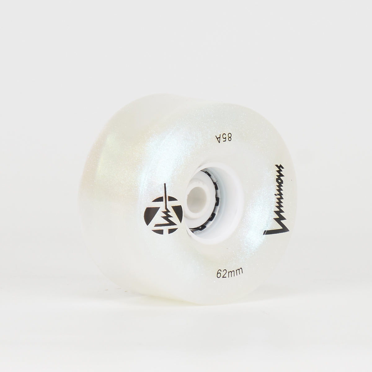 Luminous LED Light Up 62mm/85a Wheels - White Pearl Nacre (Singles)