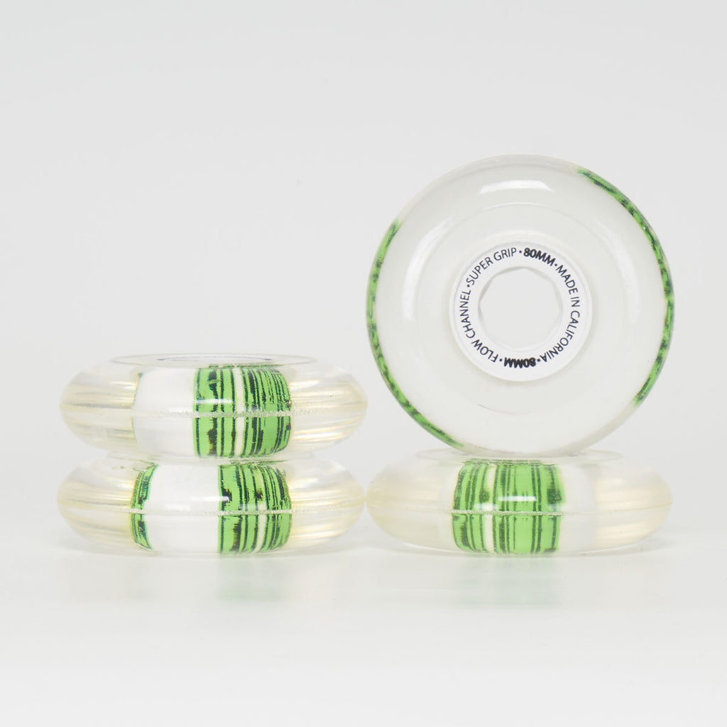 Labeda Roller Hockey Wheels Addiction White/Orange 76mm