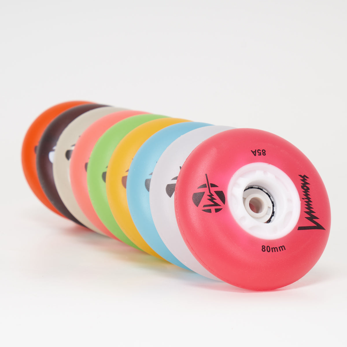 Luminous Yellow Rims Luminous LED Light Up Wheels - 80mm (Singles) – Loco Skates