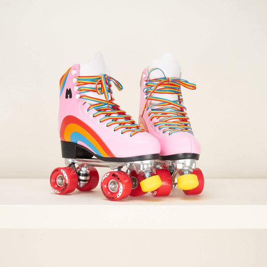 Moxi Rainbow rider Rollerskates - Bubblegum pink-Moxi-62mm,Adult Quad Skates,pink,Quad / Roller Skate,regular,Roller Skates,womens
