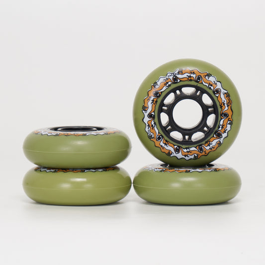 Mushroom Blading Faces Wheels 72mm - 4 Pack