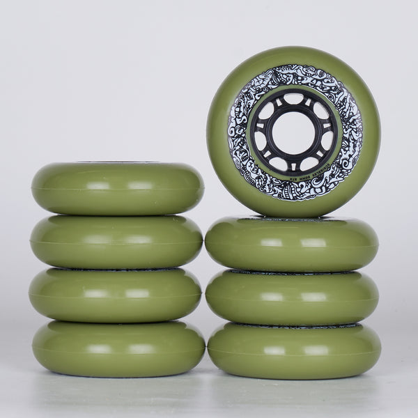 UC Mushroom Blading 90mm ウィール 8個 Mushroom-blading-80mm-wheels-8