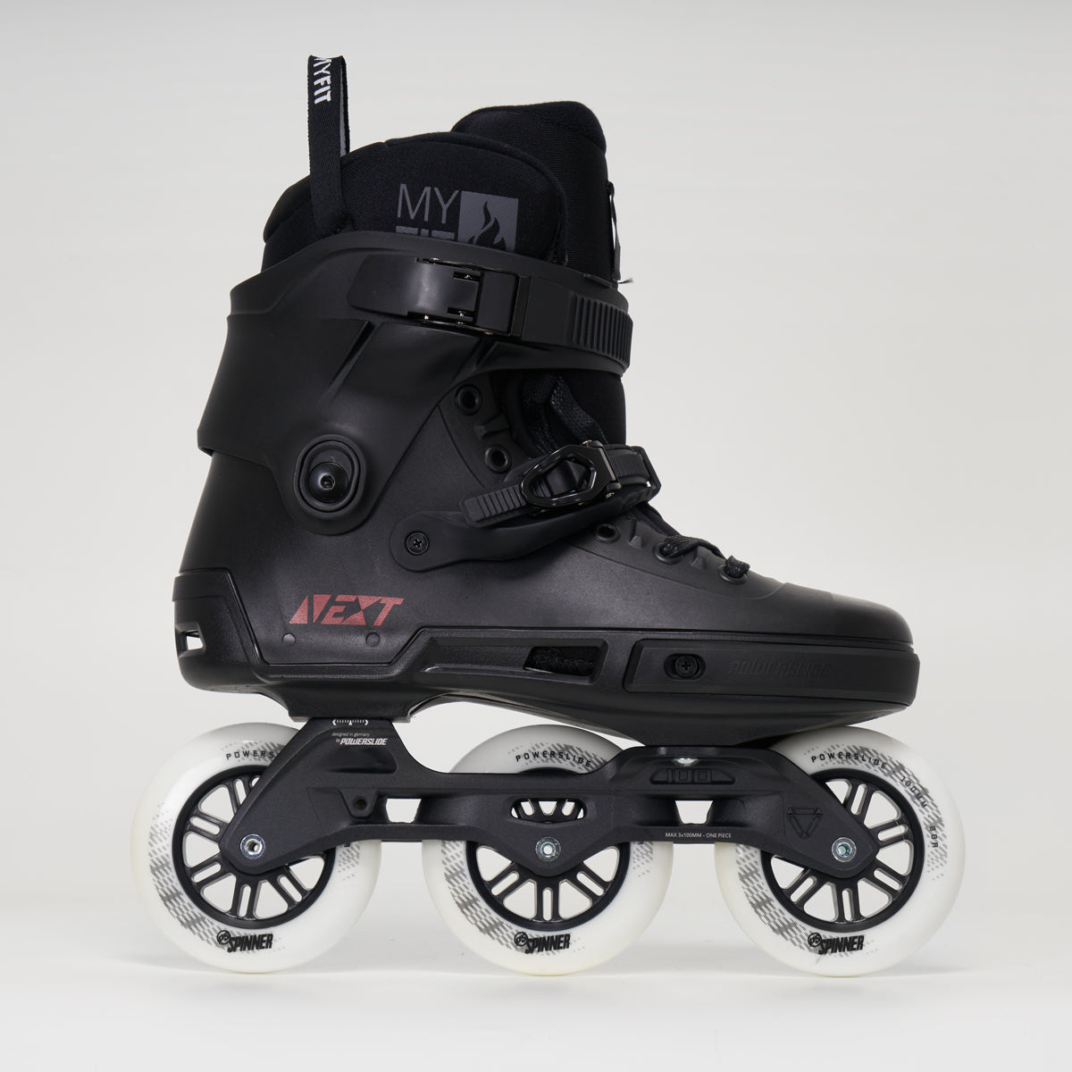 Powerslide Next Core 100 Skates - Black (2023 version)