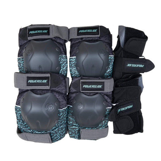 Powerslide Standard Series Womens Pad Set-Powerslide-Aggressive Skate,black,Pad sets,Protective Gear