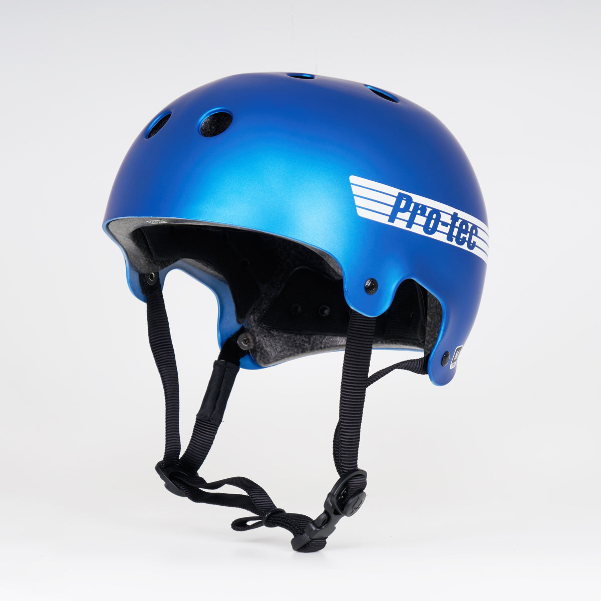 Pro Tec Old School Cert - Metalic Blue Helmet