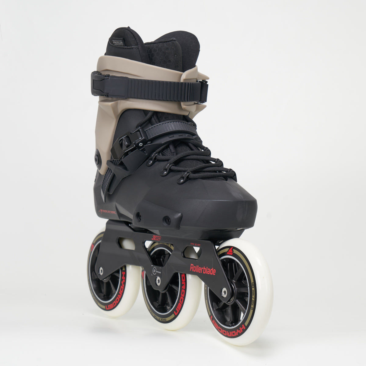 Rollerblade Twister Edge 110 3WD Skates - Black / Sand