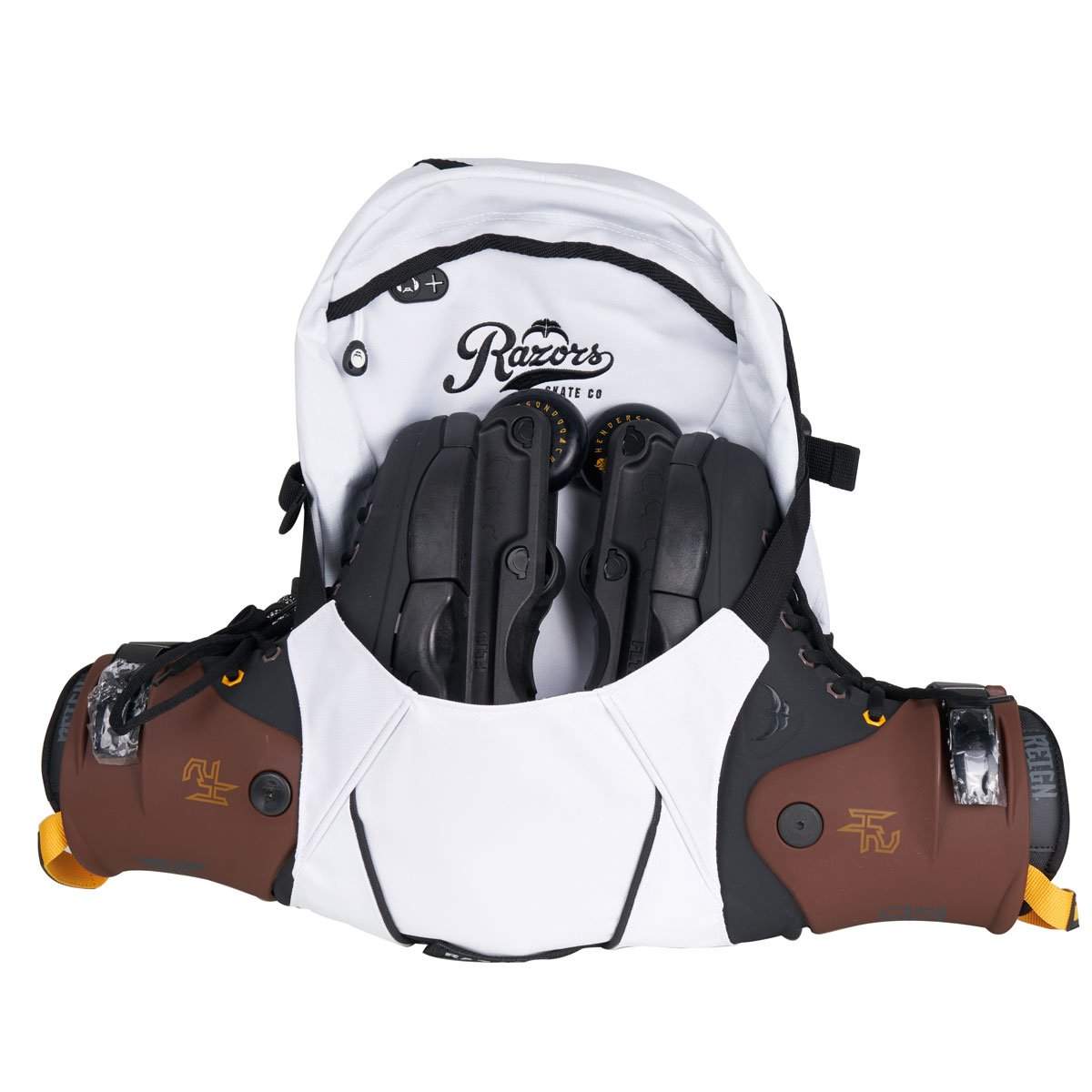 Razors Humble Backpack - White / Black-Razors-white