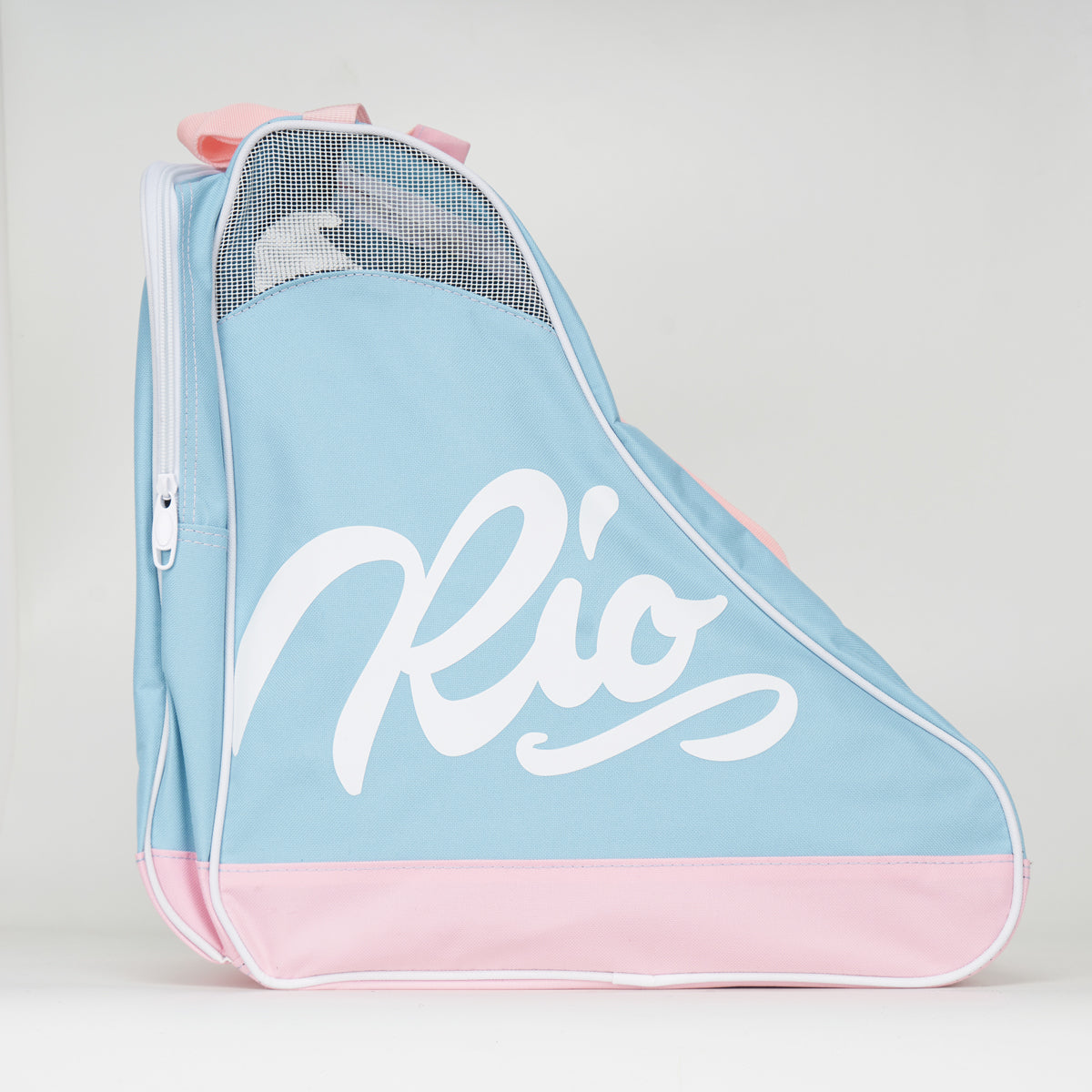 Rio Roller Script Skate Bag - Blue / Pink - Loco Skates