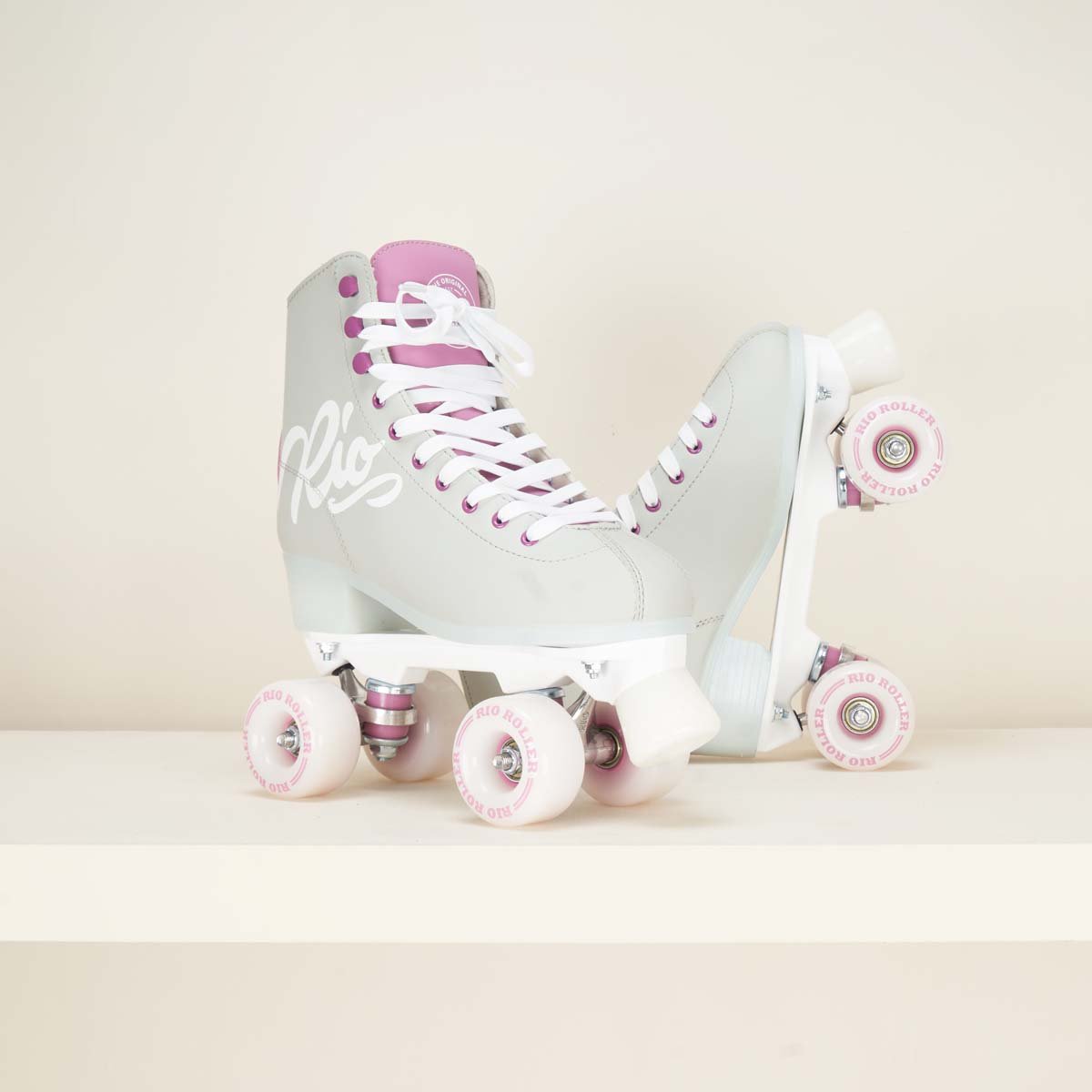 Rio Roller Script Rollerskates - Grey / Purple