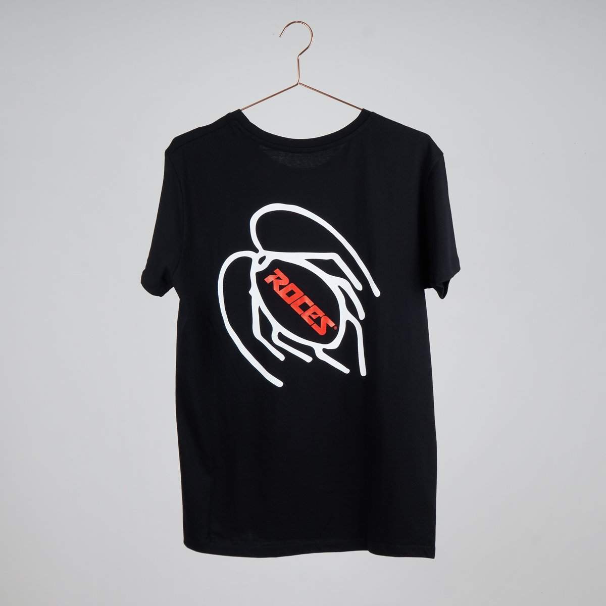 Roces 'Roach' T-shirt - Black-Roces-Aggressive Skate,black,Clothing,T-shirts