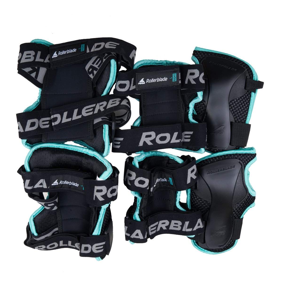 Rollerblade X Gear W 3 pack pad set Black / Teal Loco Skates