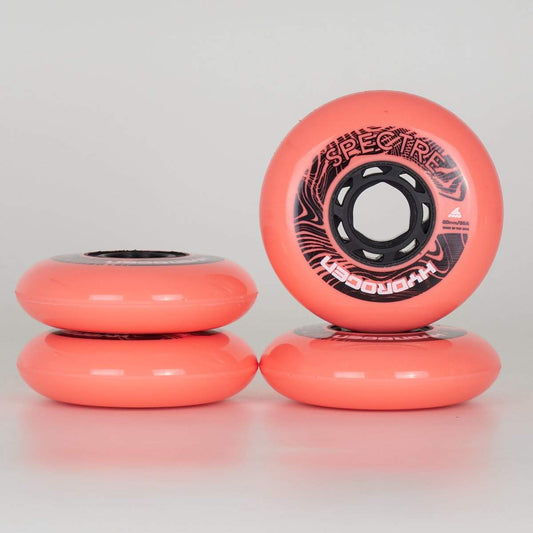 Rollerblade Hydrogen Spectre Wheels 80mm - Salmon-Rollerblade-80mm,atcUpsellCol:upsellwheels,Freeskate / Powerblade,pink,Skate Parts,Wheels