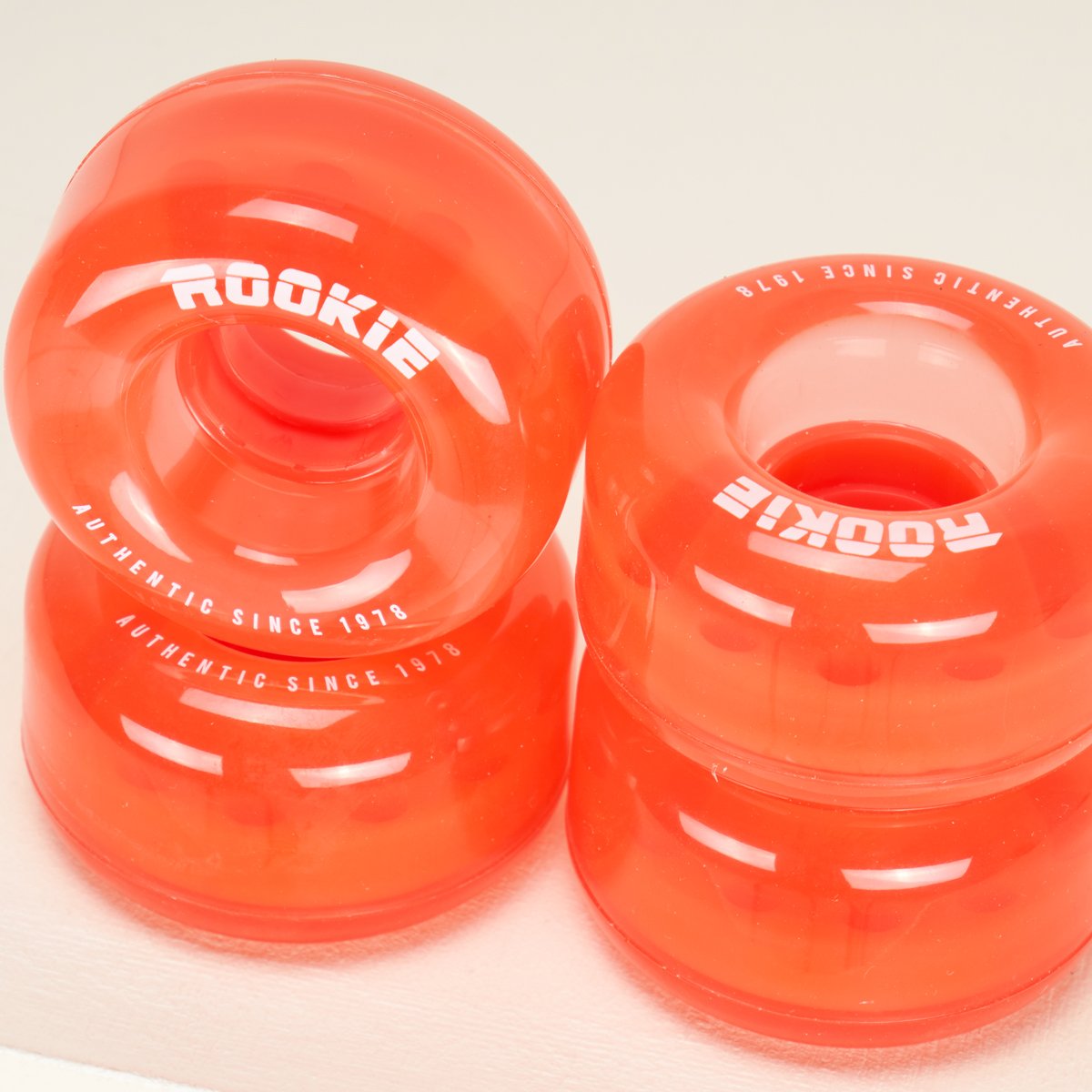 Rookie Disco 58mm/80a Wheels -  Clear Red
