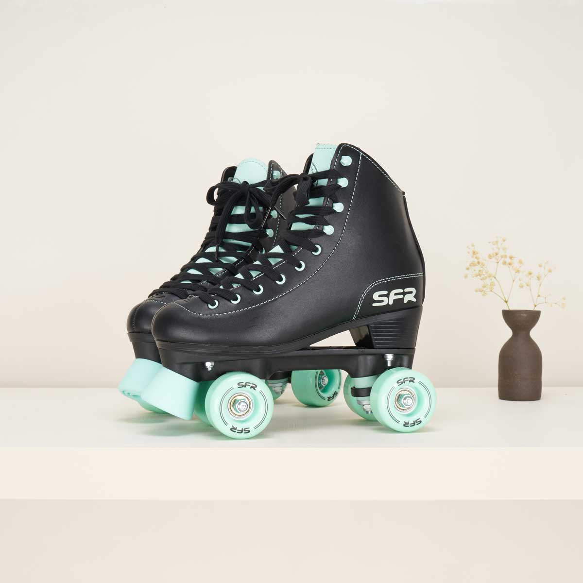 SFR Figure Quad Skates Black / Mint-SFR-58mm,black,mint,Quad / Roller Skate,regular,Roller Skates,womens