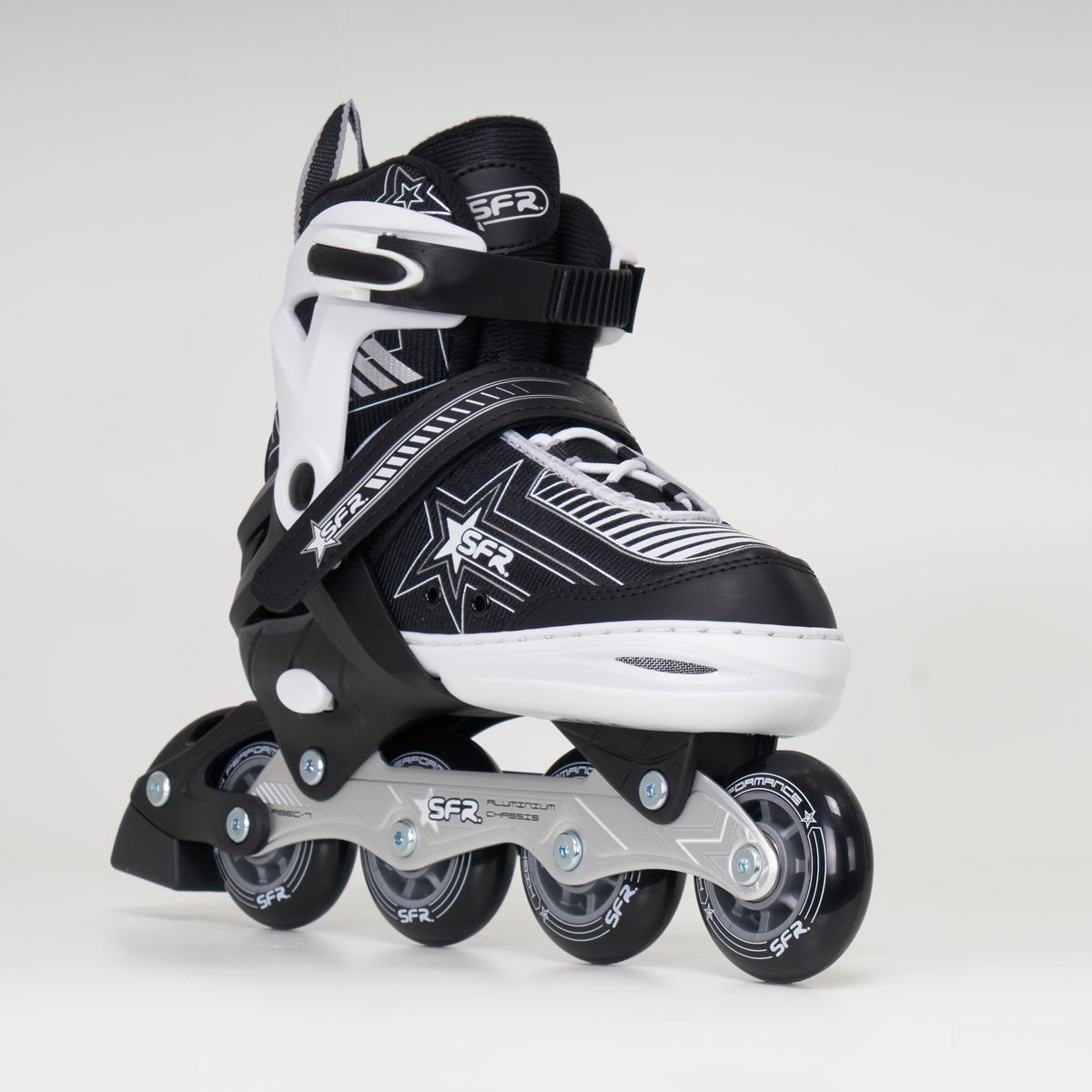 SFR Pulsar Junior Adjustable Silver Skates