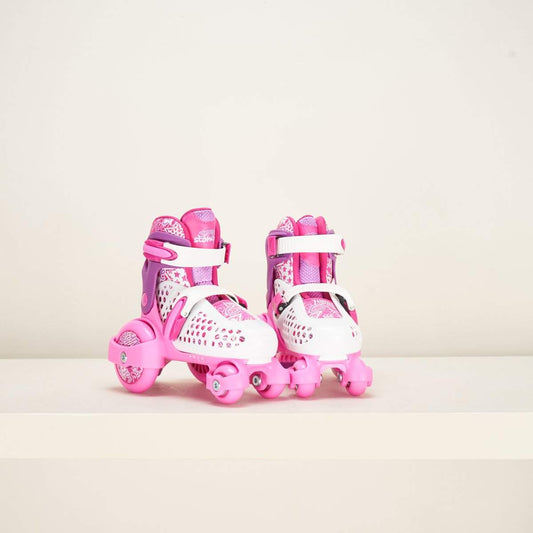 SFR Stomper Adjustable Junior Roller skates -  White / Pink