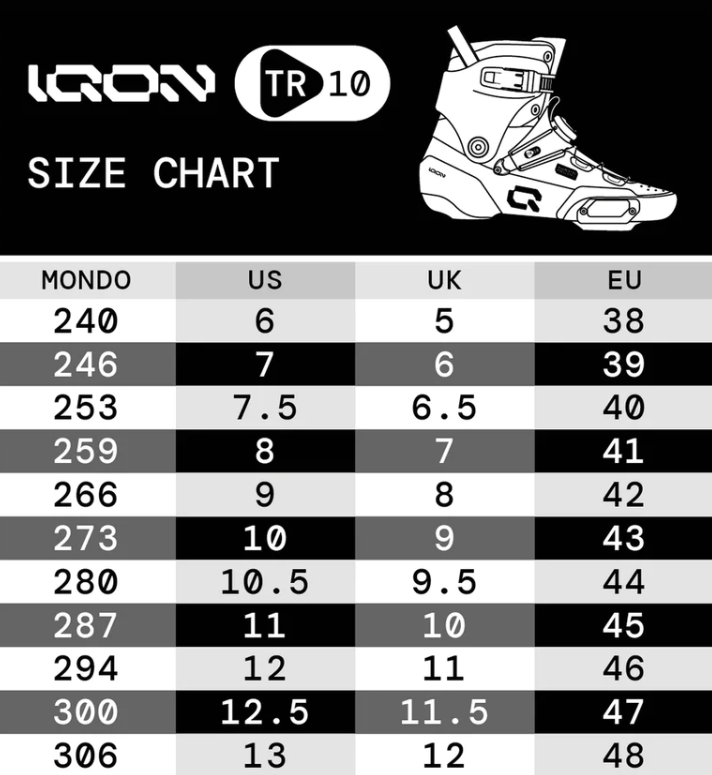 Iqon TR 10 Skates - Boot Only
