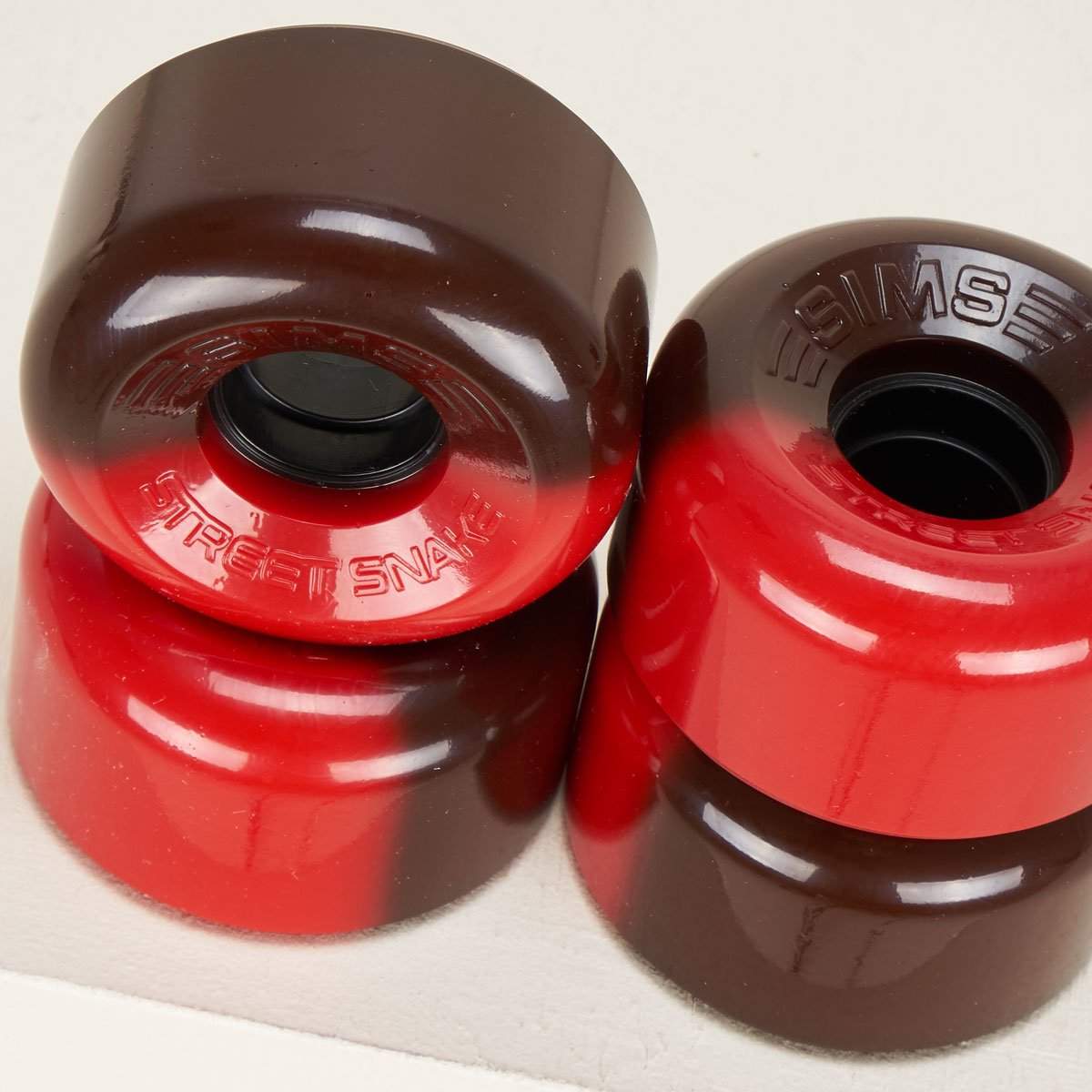 Sims Street Snakes 62mm/78a Wheels - Red/Black