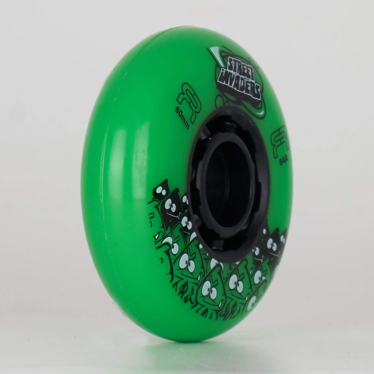 FR Street Invader II Green Wheels 72mm / 76mm / 80mm (Singles)-FR Skates-72mm,76mm,80mm,atcUpsellCol:upsellseba2,atcUpsellCol:upsellwheels,Current,Freeskate / Powerblade,green,New Stuff
