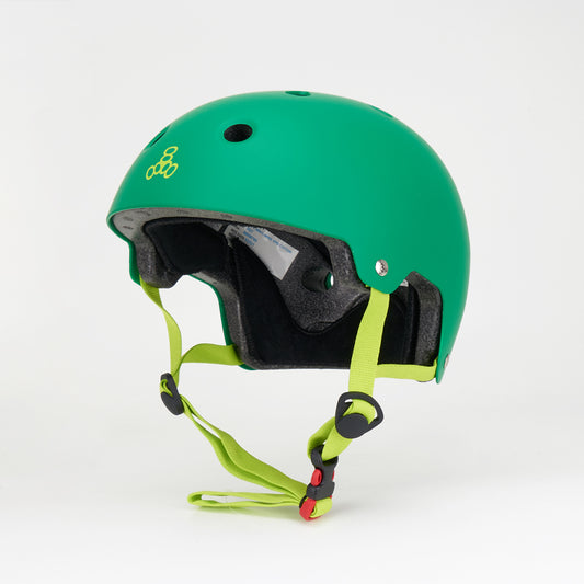 Triple 8 Dual Certified w/ EPS Helmet Green