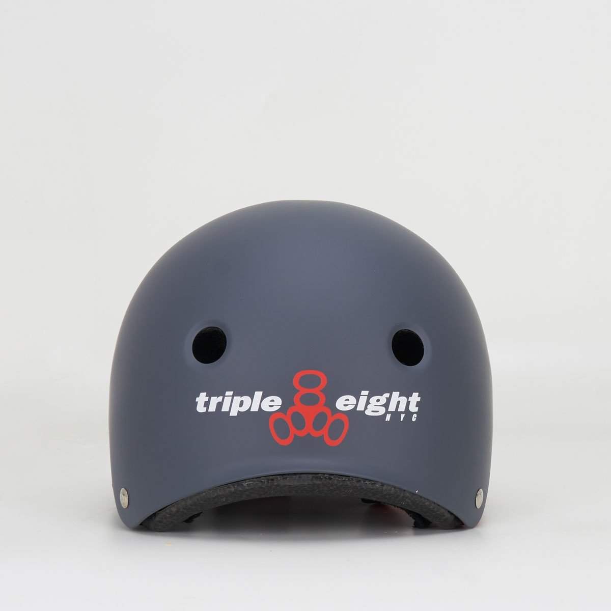 Triple 8 Dual Certified w/ EPS Helmet Gun Grey-Triple 8-Aggressive Skate,grey,Helmets,Protective Gear