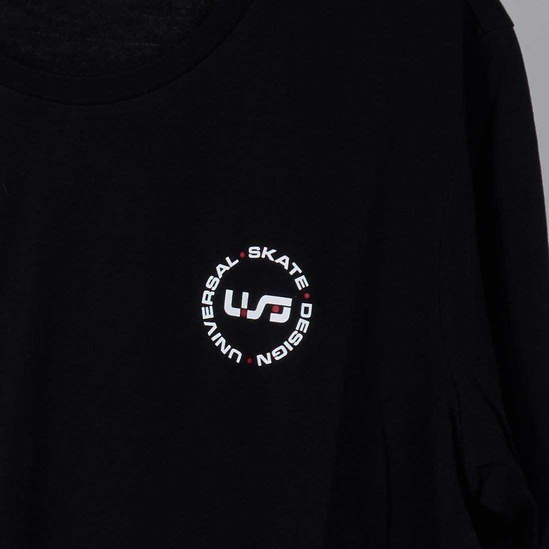 USD Heritage Longsleeve T-shirt - Black-USD-Aggressive Skate,black,Clothing,T-shirts