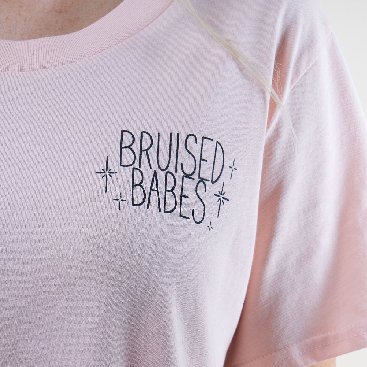 Paradise by Marawa 'Bruised Babes' Pink T shirt