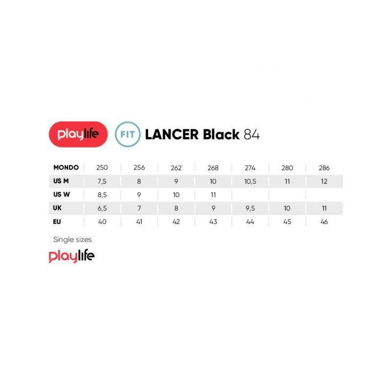 Playlife Lancer 84 Black Skates-Playlife-84mm,black,Freeskate / Powerblade,Powerblade