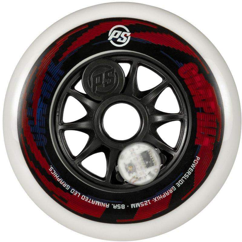 Powerslide Graphix 125mm Colourful Wheels (Singles)